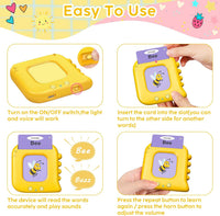 Talking Flash Cards,Kids Toddler Flash Cards with 240 Sight Words – Fun for Kids & Family - Yellow - image 3