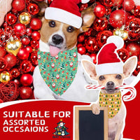 Halloween Dog Bandanas 2 Pack Reversible Triangle Scarf – Essentials for Dogs - Christmas - image 4