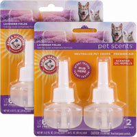 Arm & Hammer for Pets Plug-in Scented Oil Refills - Lavender Fields Refills / 1.34 Fl Oz (Pack of 2)