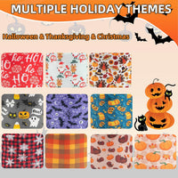 PAWCHIE Holiday Dog Bandanas 10 Packs - Holiday Style 1(10 Pcs) - image 4