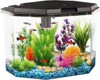 Koller Products Plastic 3-Gallon Aquarium Starter Kit with 4 Colors - 6.5 gallon