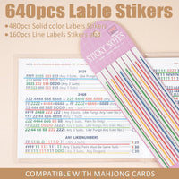 320 pcs Mahjong Card Line Finder Highlighter Tape - 640pc - image 2