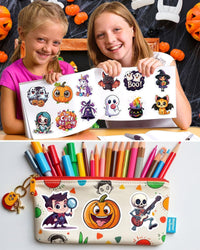 JCFIRE Halloween Stickers for Kids - Halloween 100 Pcs - image 4