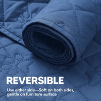 PAWFINITY Waterproof Dog Blanket for Couch - Blue / 82x102 Inch (Pack of 1) - image 2