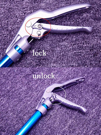 47-inch Snake Tongs Snake Catcher Grabber Tool Aluminum Alloy Reptile - image 4