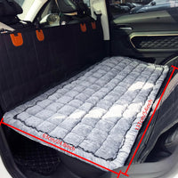 Dog Bed for Car Back Seat - Grey / 24.8x54 inch - image 4