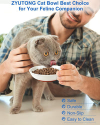 Ceramic Cat Bowl Whisker Friendly - 3 Packs - image 4