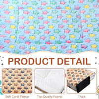Haull 4 Pcs Waterproof Guinea Pig Bedding Mat, 13 x 10 - Stars / 13 x 10 Inch - image 3