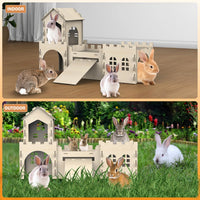 Large Bunny House and Hideouts - Extra Large-4 House - image 4