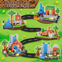 Magneverse Magnetic Blocks, Magnet Building Cubes for Boys Girls - Forest / 150 pcs - image 3