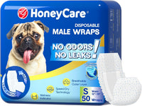 HONEY CARE All-Absorb A26 Male Dog Wrap - 1 / 50 Count Pack of 1