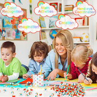 JUNEBRUSHS 150Pcs Fall Mini Erasers - Rainbow Style - image 4