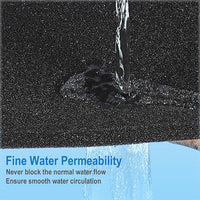 AQUANEAT Aquarium Bio Sponge Filter Media Pad 36" x 12" x 1" / 72" x 12" x 1" Open Cell Foam Sheet Cut-to-Fit for Fish Tank Sump (36" x 12" x 1")