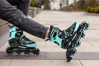 2PM SPORTS Adjustable Inline Skates for Kids, Youth and Adults - Mint / Small - Little Kid (10.5C-12.5C US) - image 2
