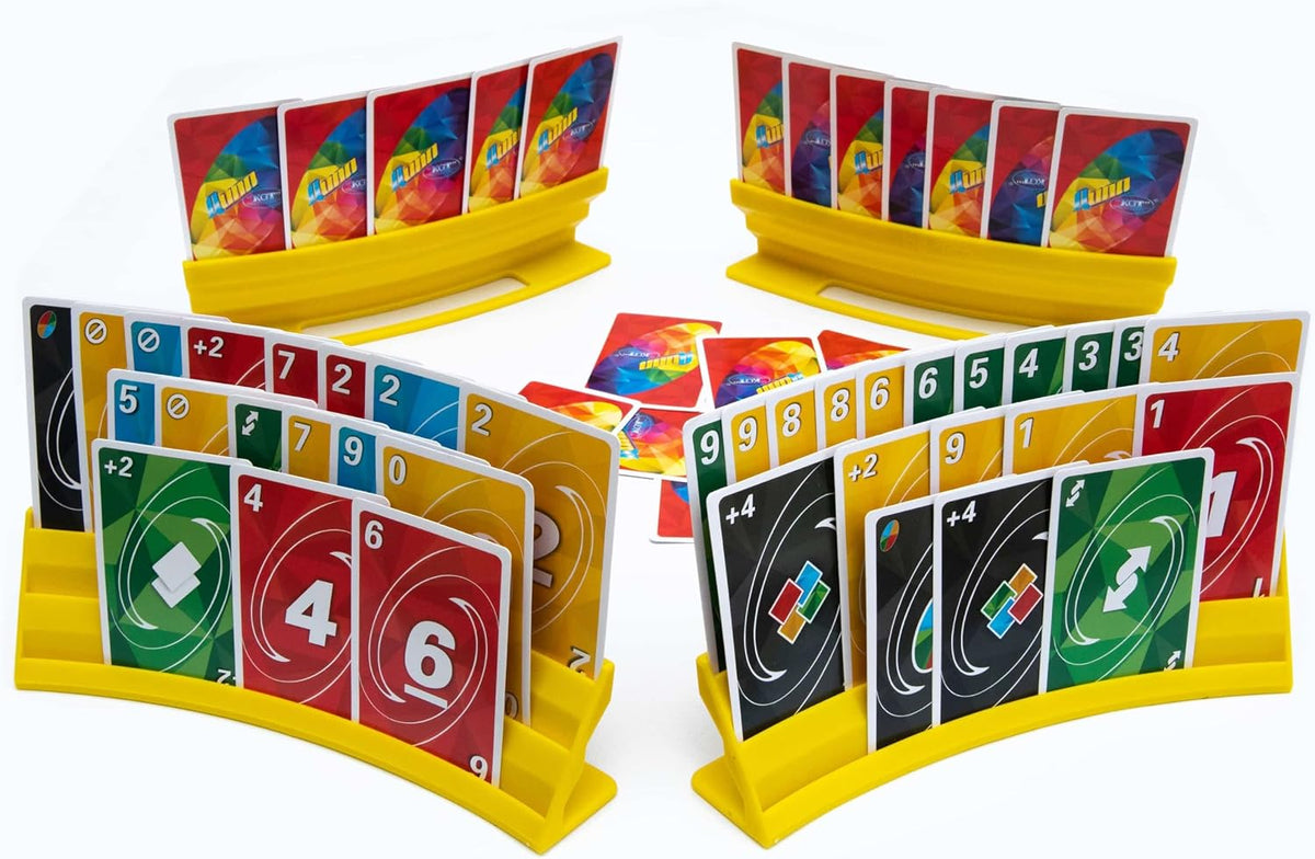 BORICO Card Holders for Playing Cards - Yellow
