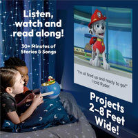 Kids Pink Book Projector, 5 Read Aloud Fairytale Stories - Paw Patrol Marshall, Owl & Projector - image 2