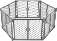 MyPet North States Petyard Plus: 3 Ft. Wide Folding Dog Playpen - 6-Panel / Basic / Fieldstone