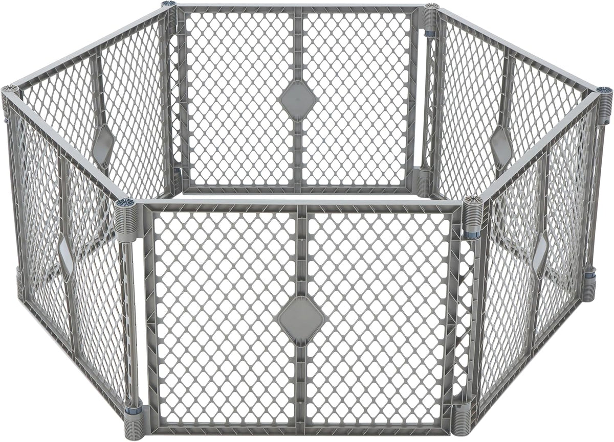 MyPet North States Petyard Plus: 3 Ft. Wide Folding Dog Playpen - 6-Panel / Basic / Fieldstone