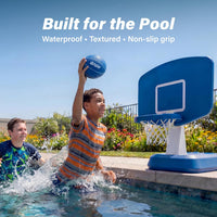 GoSports 6.5 inch inflatable pool basketballs, 3 pack with pump - view 2