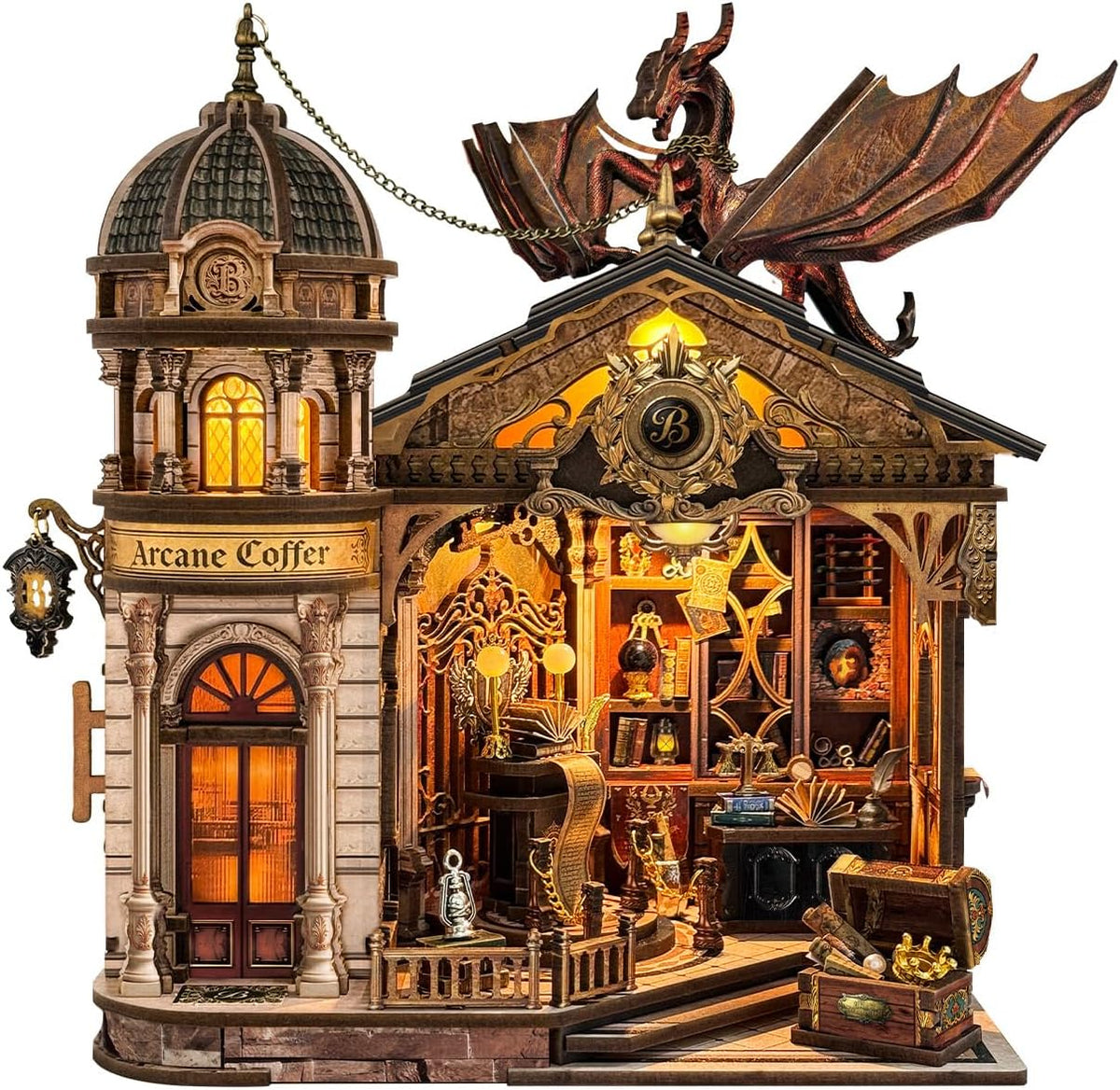 CRIOLPO DIY Miniature Dollhouse - Arcane Coffer