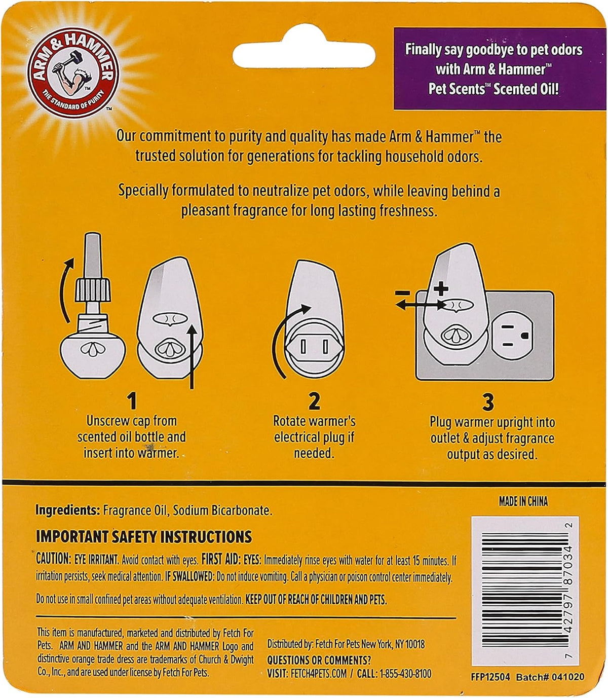 Arm & Hammer for Pets Plug-in Scented Oil Refills - Lavender Fields Refills / 1.34 Fl Oz (Pack of 1) - image 2