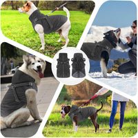 Dog Raincoat Waterproof Dog Hoodie Reflective Dog Raincoat Hooded - M / Black - image 4