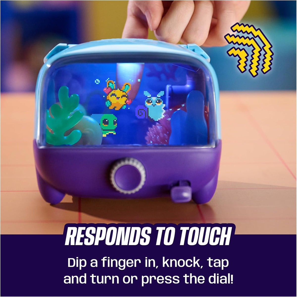 BITZEE Aquarium Interactive Fish Tank Toy & Digital Pet, Ages 5+ – Fun for Kids & Family - image 2