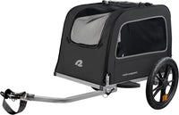 Retrospec Rover Waggin' Pet and Dog Bike Trailer - Black / Trailer - image 2