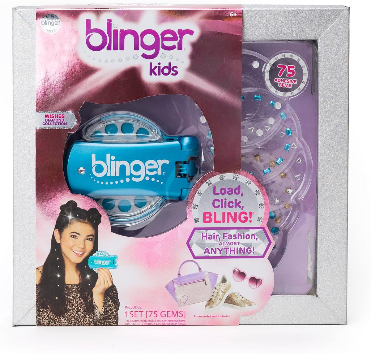 blinger Diamond Starter Set – Fun for Kids & Family - Turquoise Metallic