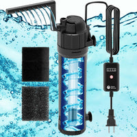 AquaMiracle Aquarium Filter for Green Water, U - For 40-120 Gallon Tank