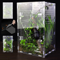 Acrylic Jumping Spider Enclosure, Insect Terrarium for Spiders - Large