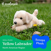 The Petting Zoo Scoopz yellow Labrador dog stuffed animal, 8 inch - view 25