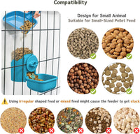 Automatic Pet Food Water Dispenser - Blue - image 3