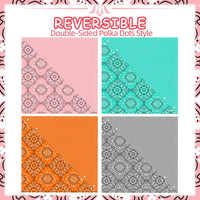 PAWCHIE Dog Bandanas Small Reversible Styles Pet Triangle Scarf Bibs - Vintage Style / Small - image 3