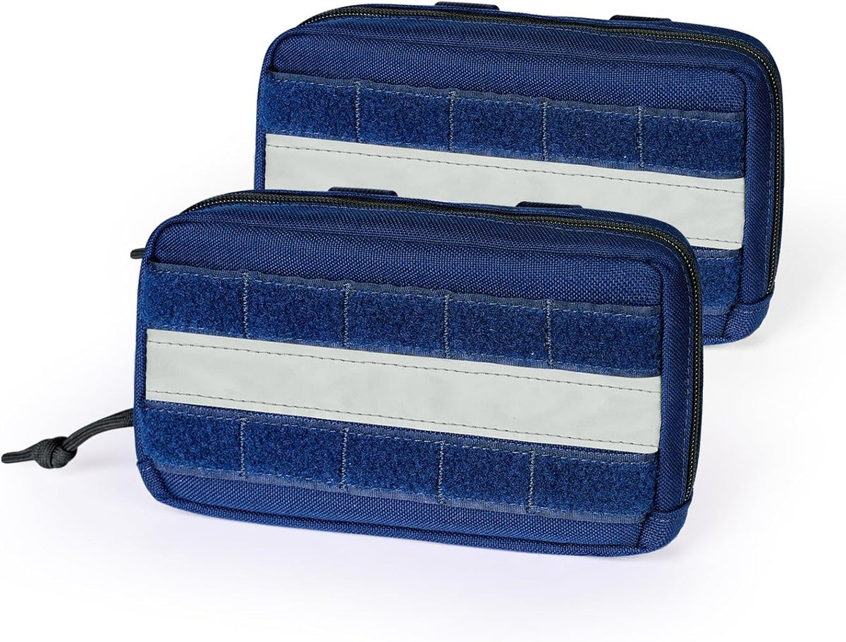 OneTigris Service Dog Vest Harness Saddle Bag Backpack Pouch – Essentials for Dogs - Blue