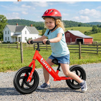 Birtech Balance Bike for 2-5 Years Old Kids 12 Inch Toddler Balance - red - image 2