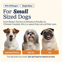 LifeStages by MidWest 36-Inch Double Door Crate, M-L Breeds - Single Door / Fits 24-inch Crate - image 2
