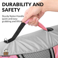 Dog Life Jacket, Small Float Vest for Swimming Boating Kayaking - X-Small / Light Pink - image 3