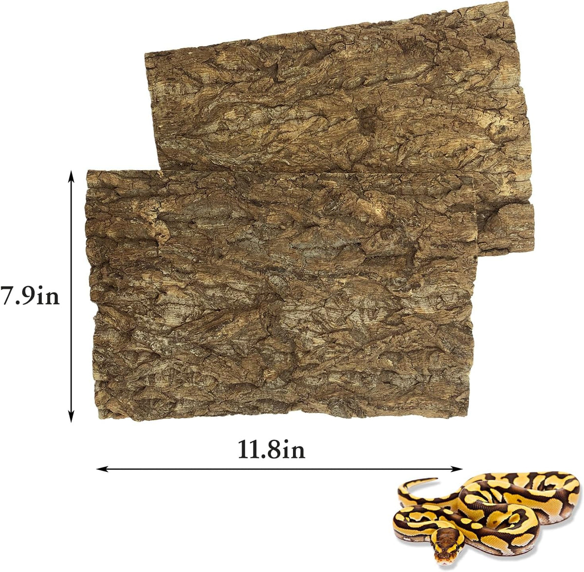 2PCS Cork Terrarium Background - 2Pcs-11.8”x7.9” - image 2