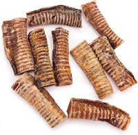 ValueBull Beef Trachea, Premium 5-6 Inch, 200 Count Bulk Pack - Natural Angus Dog Chews with Glucosamine, Chondroitin & Amino Acids