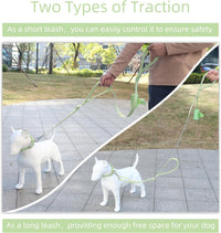 Wisedog Two Handles Dog Leash, Lilac - Sage Green / M - image 4