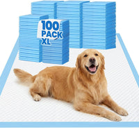 Gimars extra large leak-proof puppy pads, 28 x 34 inches, 100 count