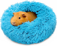 Paw Inspired Furr-O Burrowing Pet Bed Enrichment, Removable Base - Blue