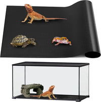 Bearded Dragon Tank Accessories, Reptile Mat - 18x36" Black