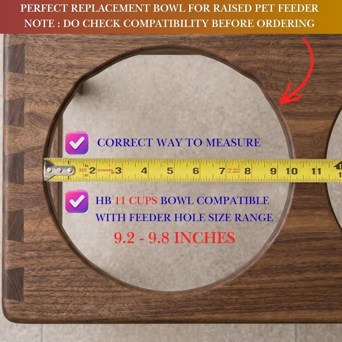 Pet Feeder Stainless Steel Dog Bowls Replacement 8" Diameter 2-Pack – Essentials for Dogs - 11 cup (Standard) / Double Pack - image 4