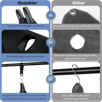 Guzekier Dog Grooming Hammock for Trim Nail, Dog Sling for Grooming, Dog Hammock Restraint Bag with Nail Clippers/Trimmer, Nail File, Pet Comb,Ear/Eye Care
