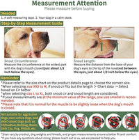 Mayerzon Dog Muzzle, Patented Mesh Muzzle with Panting Room for Large Medium Small Sized Dogs, Soft Mouth Guard to Prevent Biting Eating for Grooming Vet Visit Walking, Reflective and Full Covered