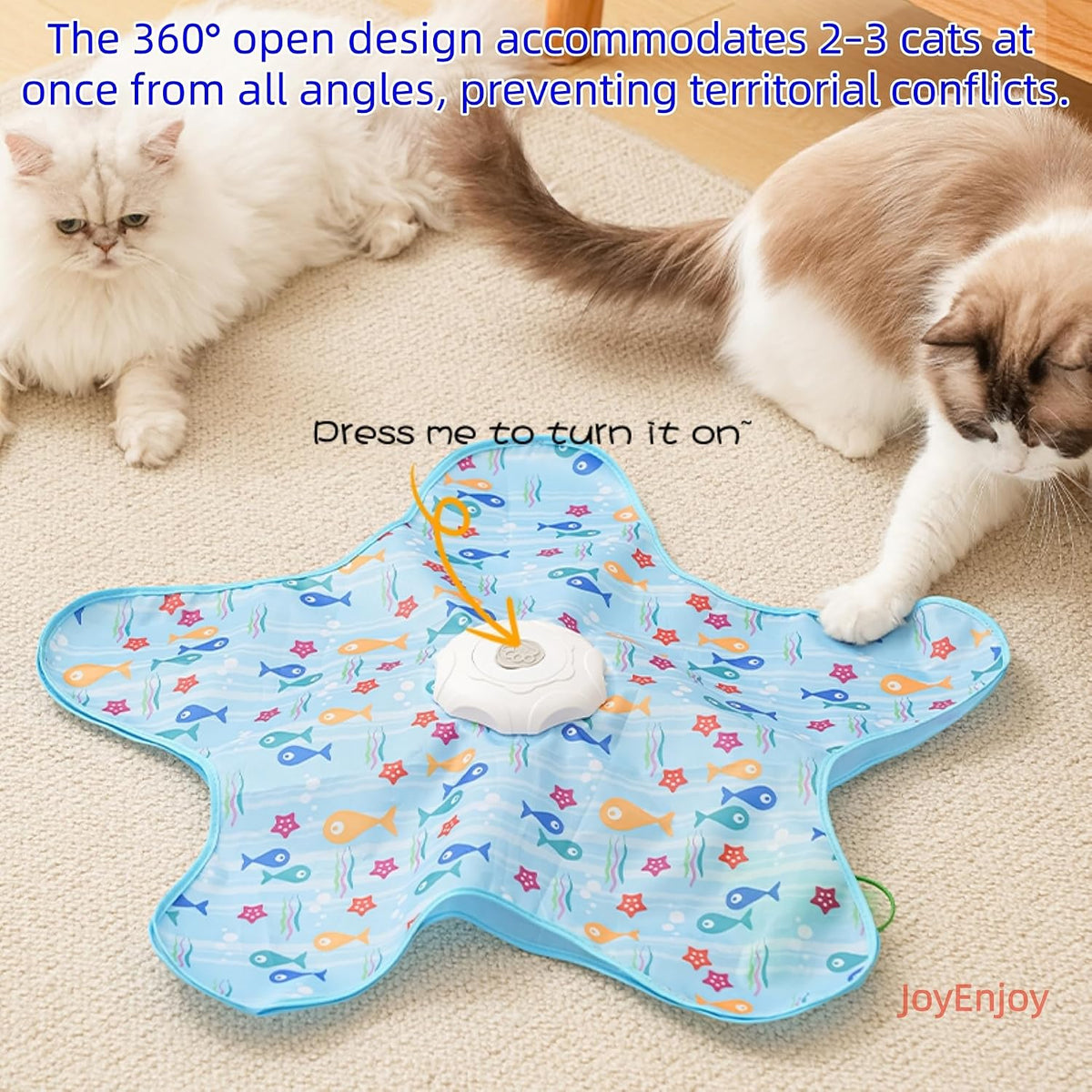 Hide and Seek Interactive Cat Toys - Fish Cover - image 3