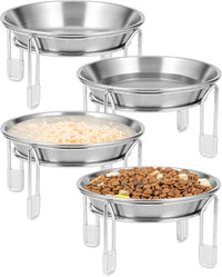 Elevated cat Bowl 2PC, 6.3" Wide Raised Cat Bowl – Essentials for Cats - 4PC