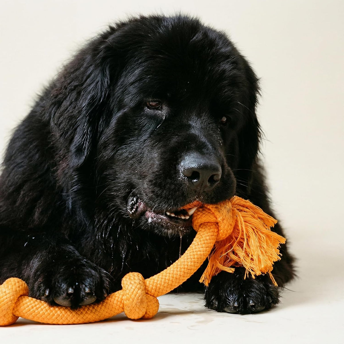 Playology Tug Rope Dog Toys for Large Dogs, Peanut Butter Scent - Mega / Cheddar Cheese - image 3